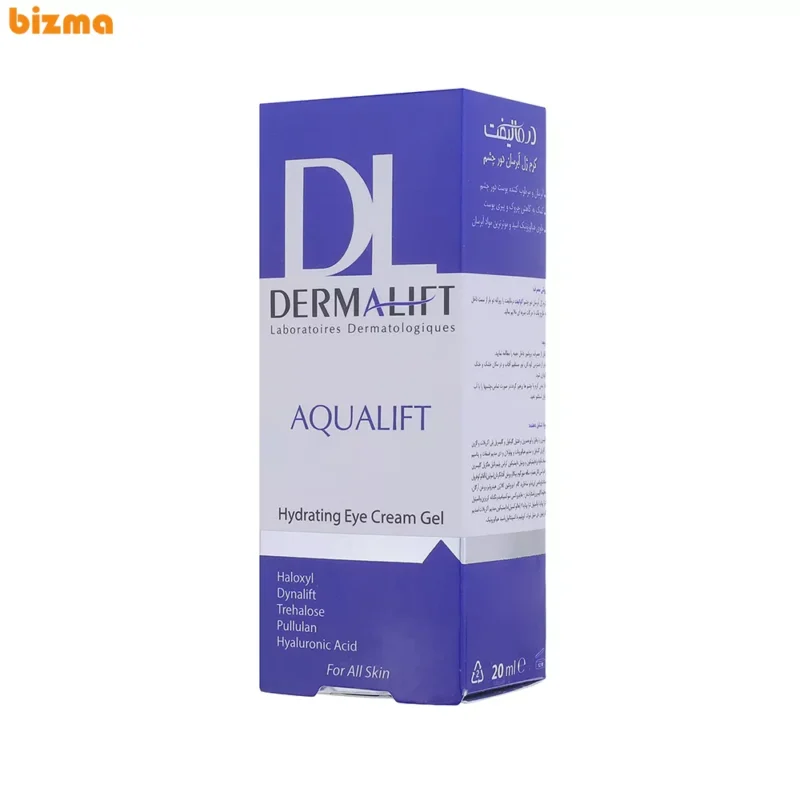 کرم ژل آبرسان دور چشم درمالیفت مدل Aqualift حجم 20 میلی‌لیتر