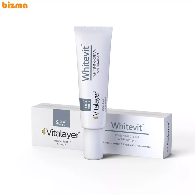 کرم ضد لک و روشن کننده ویتالیر مدل Whitevit حجم 30 میلی لیتر