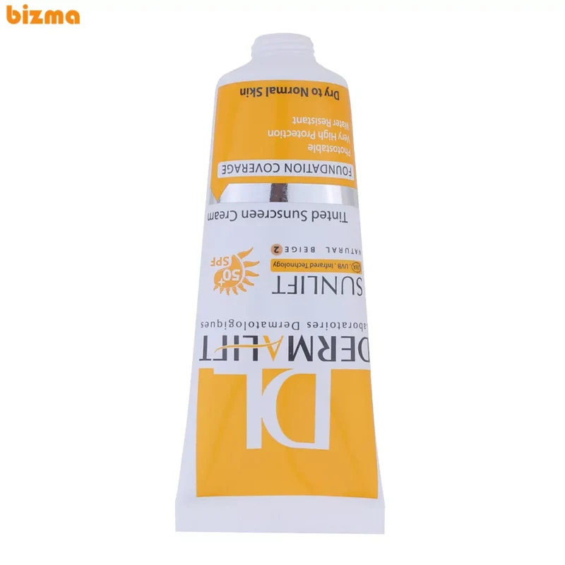 کرم ضد آفتاب SPF50 درمالیفت پوست خشک شماره 2 حجم 40 میلی‌لیتر