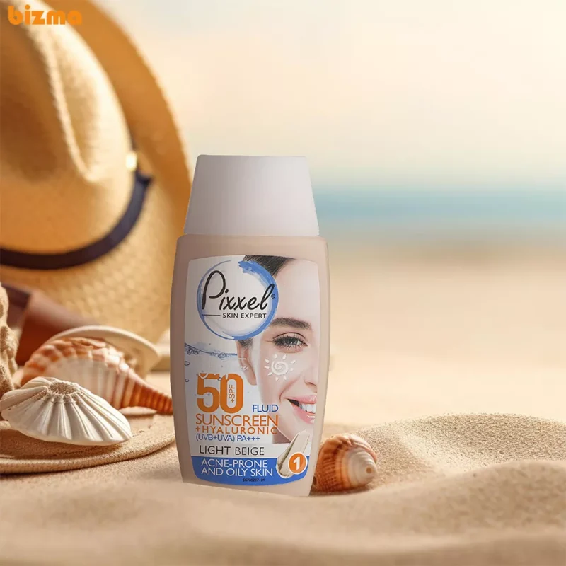 کرم ضد آفتاب رنگی پوست‌ چرب پیکسل 50 SPFمدل LIGHT BEIGE حجم 50 میلی‌لیتر
