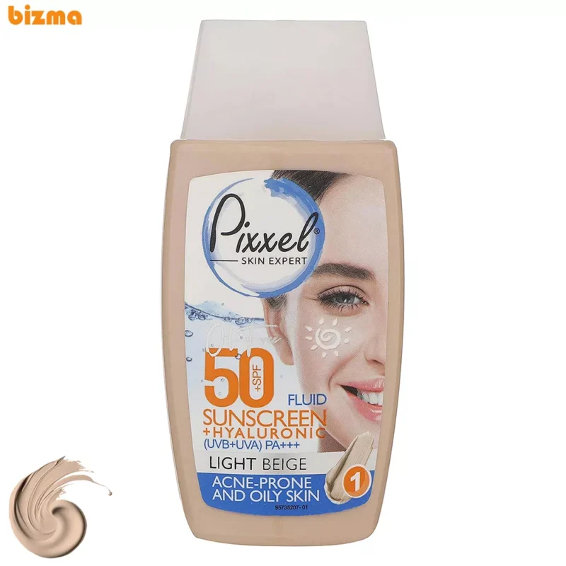 کرم ضد آفتاب رنگی پوست‌ چرب پیکسل 50 SPFمدل LIGHT BEIGE حجم 50 میلی‌لیتر