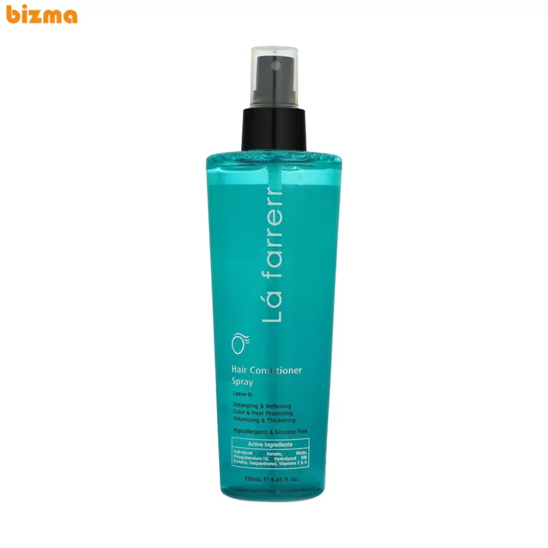 اسپری نرم کننده و حالت دهنده مو لافارر مدل All type hair حجم 250 میلی لیتر