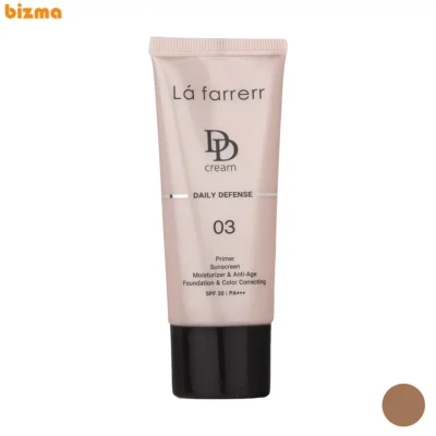 دی دی کرم رنگی لافارر SPF30 مدل 03 مناسب انواع پوست حجم 30 میلی لیتر