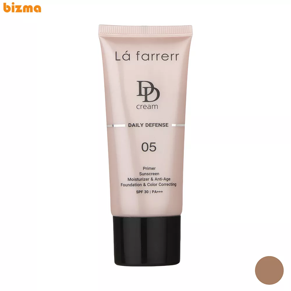 دی دی کرم رنگی لافارر SPF30 شماره 05 حجم 33 میلی لیتر 1 دی دی کرم رنگی لافارر SPF30 مدل 05 مناسب انواع پوست حجم 33 میلی لیتر
