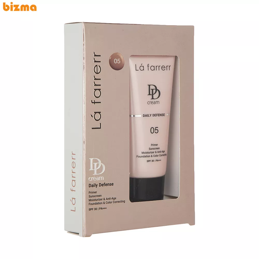دی دی کرم رنگی لافارر SPF30 شماره 05 حجم 33 میلی لیتر 3 دی دی کرم رنگی لافارر SPF30 مدل 05 مناسب انواع پوست حجم 33 میلی لیتر
