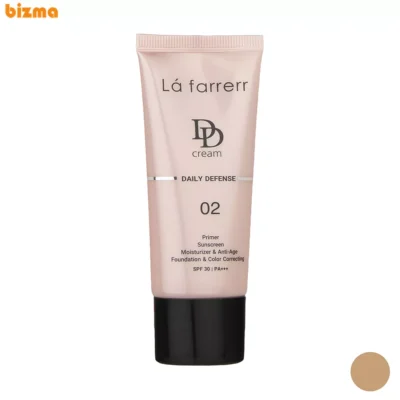 دی دی کرم رنگی لافارر SPF30 مدل 02 حجم 33 میلی لیتر 19 دی دی کرم رنگی لافارر مدل SPF 30 02 مناسب انواع پوست حجم 33 میلی لیتر