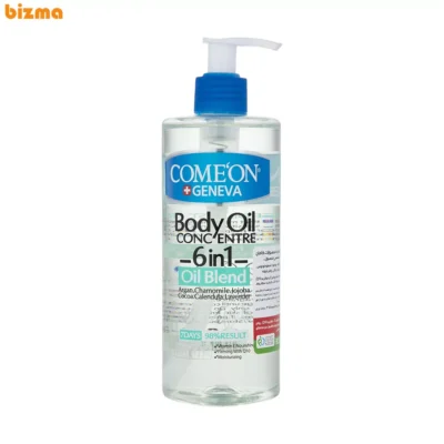 روغن بدن کامان مدل 6in1 حجم 400 میلی لیتر