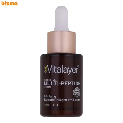 سرم ضد چروک ویتالیر مدل Multi Peptide حجم 30 میلی‌لیتر