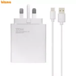 شارژر دیواری شیائومی 120W مدل TURBO FAST به همراه کابل تبدیل USB-C