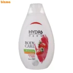 شامپو بدن کرمی هیدرودرم با رایحه ماست و توت فرنگی حجم 500 میلی لیتر