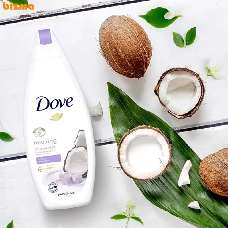 شامپو بدن کرمی داو مدل Coconut Milk With Jasmine Petals حجم 250 میلی لیتر