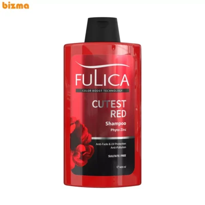 شامپو تثبیت کننده و محافظ موهای قرمز مدل CUTEST RED حجم 400 میلی لیتر