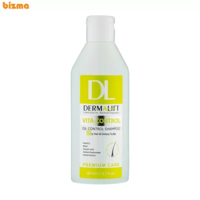 شامپو مو درمالیفت مدل Vita-Control مناسب موهای خشک و کف سر چرب حجم 200 میلی لیتر