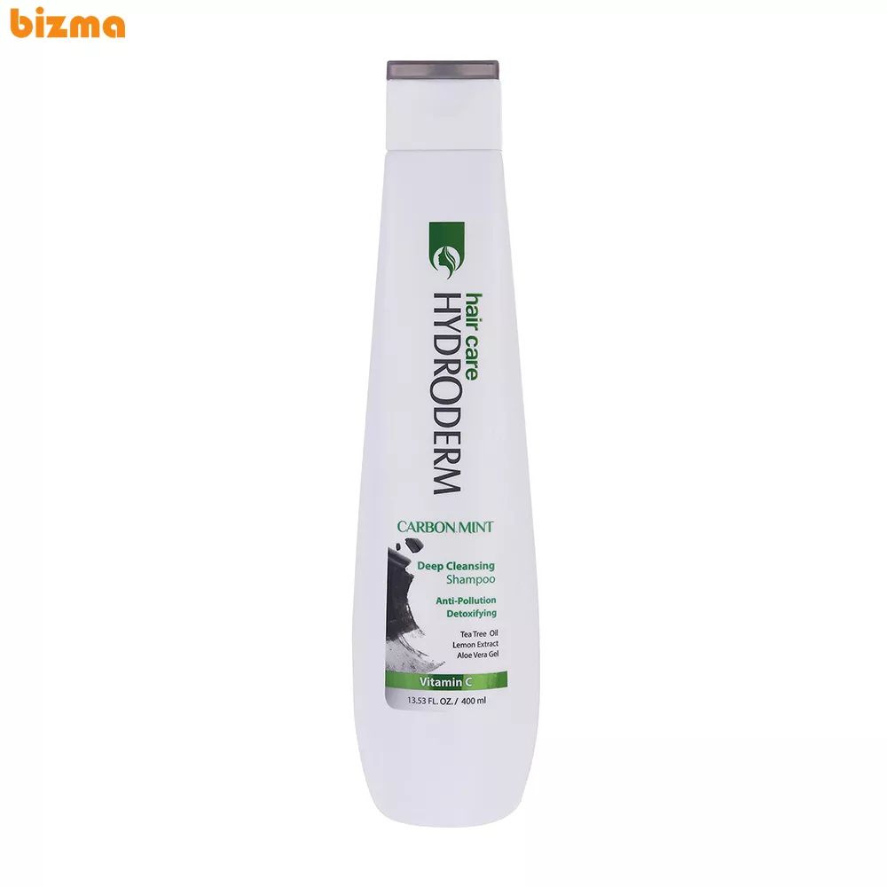 شامپو پاک کننده هیدرودرم مدل Carbon Mint مناسب موهای چرب حجم 400 میلی لیتر 5 شامپو پاک کننده هیدرودرم مدل Carbon Mint مناسب موهای چرب حجم 400 میلی لیتر