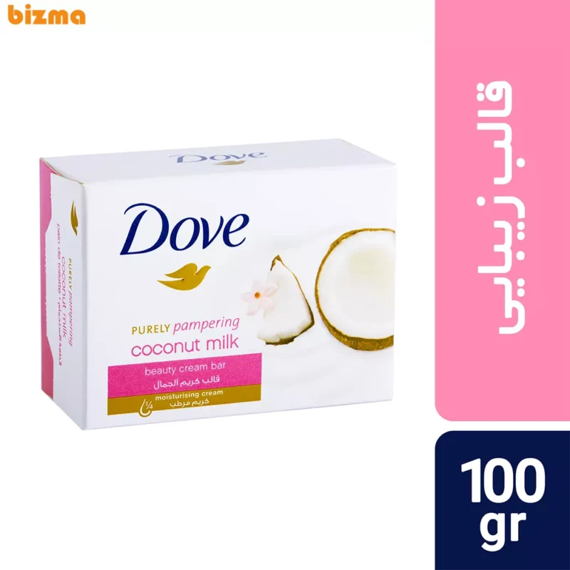 صابون زیبایی داو مدل Coconut Milk وزن 100 گرم