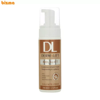 فوم شستشو صورت درمالیفت مدل Lightening مناسب انواع پوست حجم 150 میلی لیتر