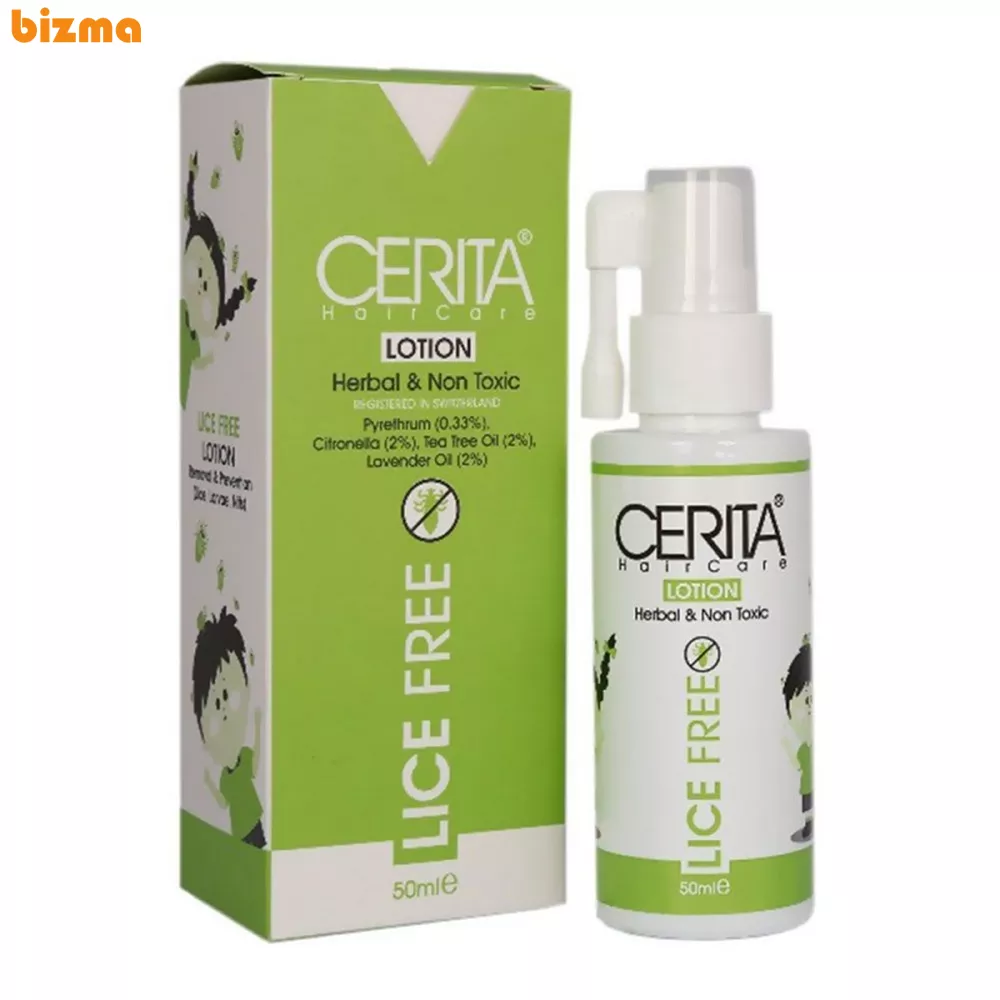 لوسین ضد شپش سریتا مدل لایس فری حجم 50 میلی لیتر 1 لوسیون ضد شپش سریتا مدل لایس فری حجم 50 میلی لیتر