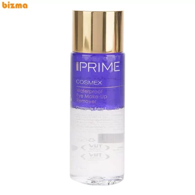 محلول پاک کننده آرایش دو فاز چشم پرایم مدل Cosmex حجم 100 میلی لیتر