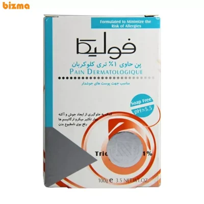 پن شستشو فولیکا مدل TCC وزن 100 گرم