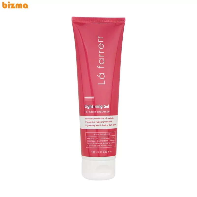 ژل روشن کننده لافارر مدل Groin & Armpit مناسب انواع پوست حجم 100 میلی لیتر