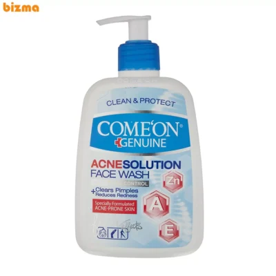 ژل شست‌وشوی صورت کامان مدل Acne Solution حجم 500 میلی‌لیتر