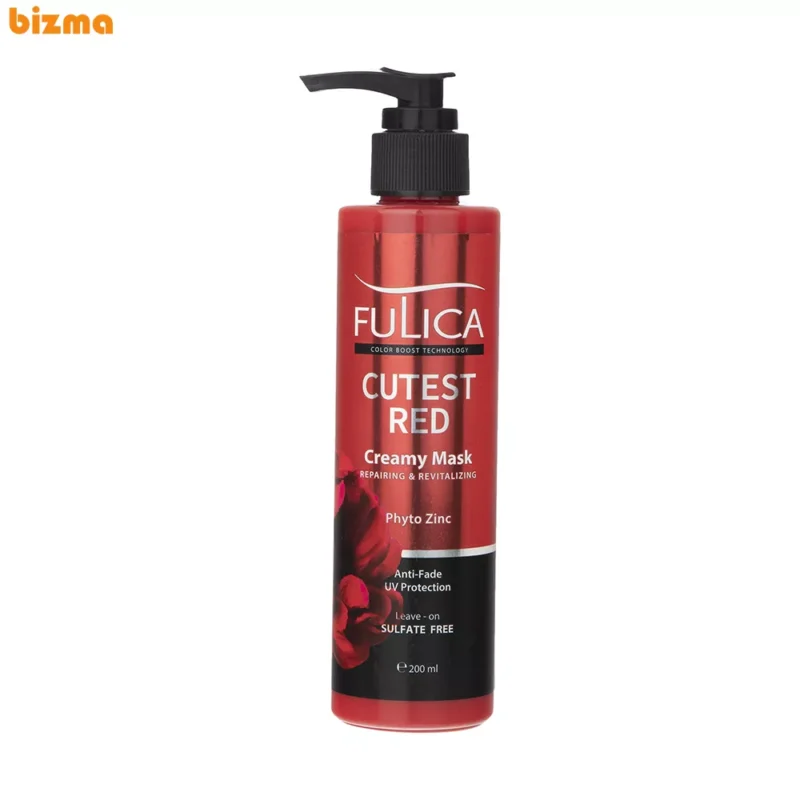 کرم تقویت کننده و ترمیم کننده موی قرمز فولیکا مدل Cutest Red حجم 200 میلی لیتر