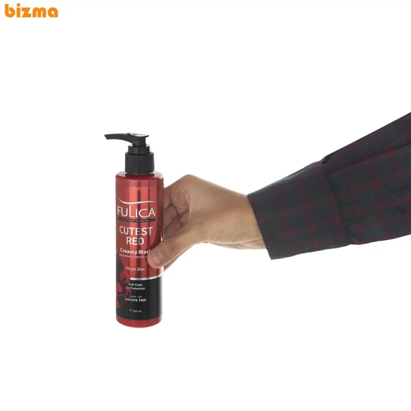 کرم تقویت کننده و ترمیم کننده موی قرمز فولیکا مدل Cutest Red حجم 200 میلی لیتر
