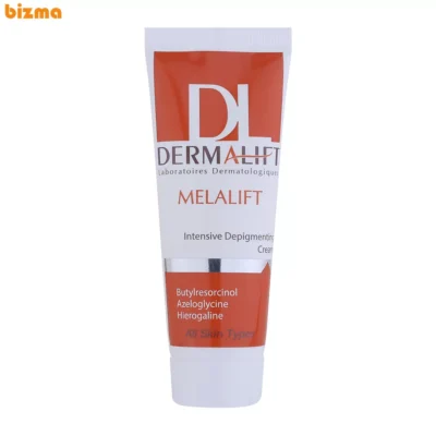 کرم روشن کننده صورت درمالیفت مدل Melalift مناسب انواع پوست حجم 40 میلی لیتر