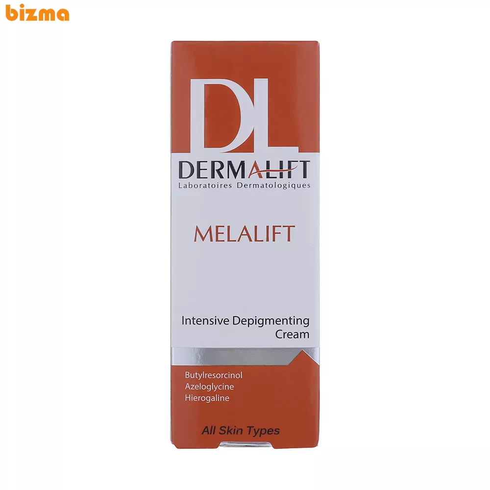 کرم روشن کننده صورت درمالیفت مدل Melalift حجم 40 میلی لیتر 2 کرم روشن کننده صورت درمالیفت مدل Melalift مناسب انواع پوست حجم 40 میلی لیتر