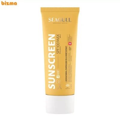 کرم ضد آفتاب بی رنگ سی گل SPF100 مناسب انواع پوست‌ حجم 50 میلی‌لیتر