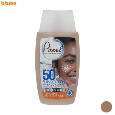 کرم ضد آفتاب رنگی پیکسل، 50 SPF، مدل GOLDEN BEIGE، مناسب پوست نرمال، خشک و حساس