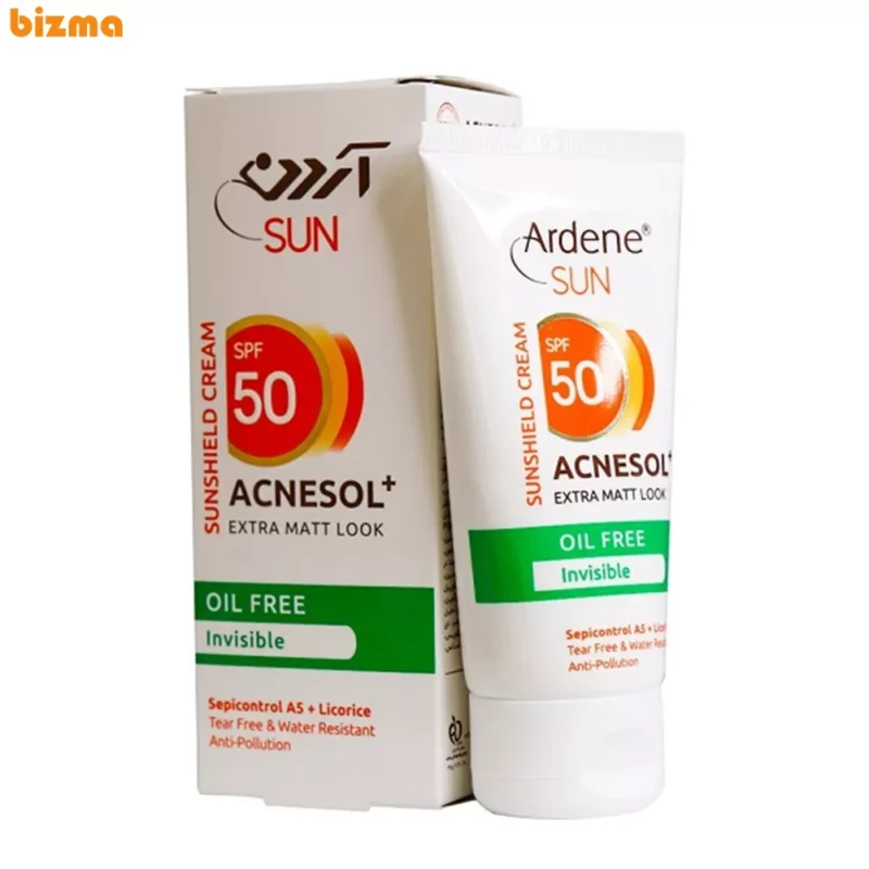 کرم ضدآفتاب آردن مدل  ACNESOL، حجم 50 میلی‌لیتر