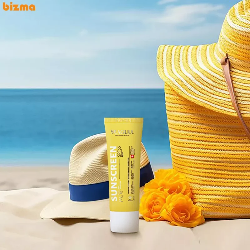 کرم ضد آفتاب آقایان سی گل مدل SPF55 حجم 50 میلی‌لیتر