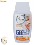 کرم ضدآفتاب بی‌رنگ پیکسل SPF50 مدل Sensitive، مناسب پوست‌های خشک و حساس، حجم 50 میلی‌لیتر