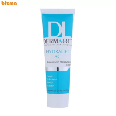 کرم مرطوب‌کننده درمالیفت مدل Hydralift AC Cream مناسب پوست‌های چرب حجم 50 میلی‌لیتر