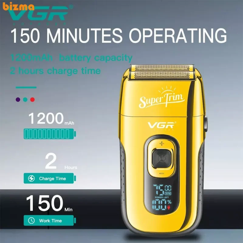 ماشین اصلاح موی سر و صورت وی جی ار مدل V-332