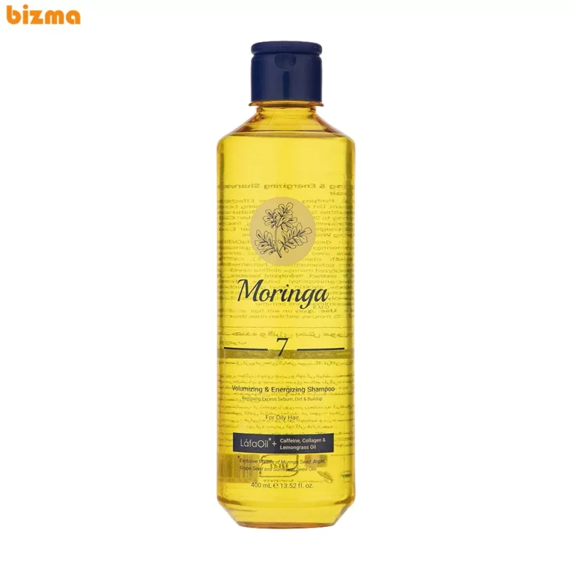 شامپو مو مورینگا امو مدل Lemongrass مناسب برای موهای چرب حجم 400 میلی لیتر