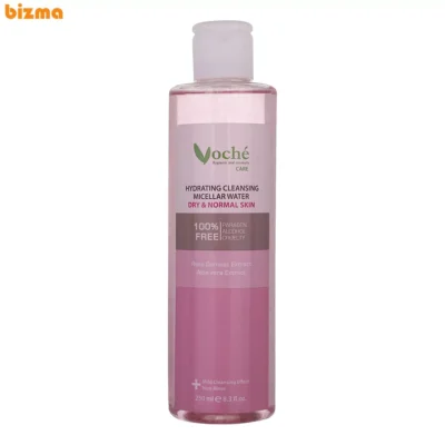 محلول پاک کننده آرایش صورت وچه مدل DN حجم 250 میلی لیتر