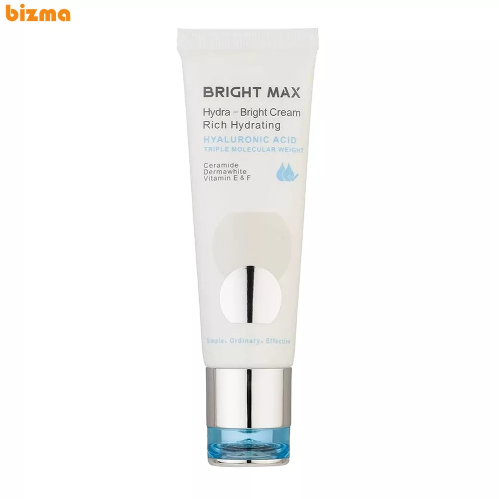 کرم آبرسان برایت مکس مدل Rich Hydrating حجم 50 میلی لیتر 11 کرم آبرسان صورت برایت مکس مدل 02 مناسب برای پوست خشک و معمولی حجم 50 میلی لیتر