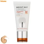کرم ضد آفتاب رنگی برایت مکس دارای SPF50 حاوی ویتامین C