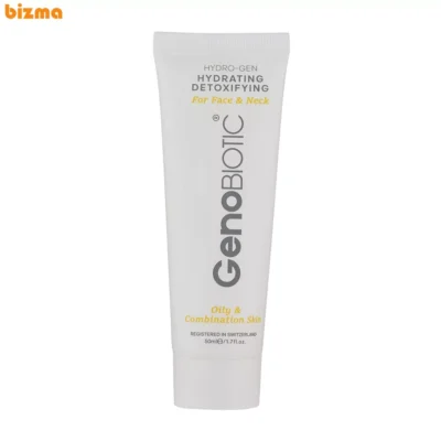 کرم مرطوب کننده و دتوکسیفای کننده ژنوبایوتیک مناسب پوست چرب و مختلط حجم 50 میلی لیتر 4 کرم مرطوب کننده صورت و گردن ژنوبایوتیک مدل 2863 مناسب برای پوست چرب و مختلط حجم 50 میلی لیتر
