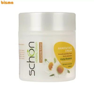 کرم مرطوب‌کننده دست و صورت شون مدل عصاره بابونه حجم 150 میلی‌لیتر