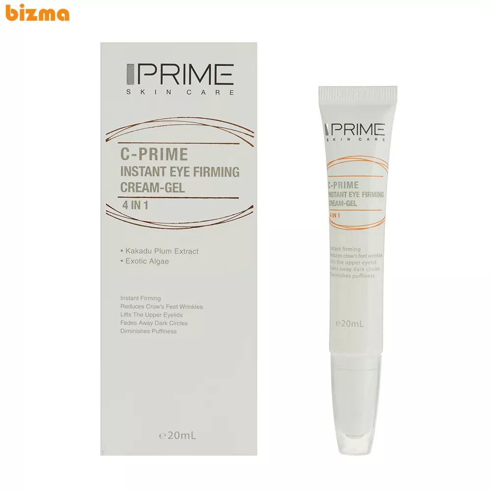 ژل کرم سفت کننده دور چشم پرایم مدل C-Prime 4in1 حجم 20 میلی لیتر 1 ژل کرم سفت کننده دور چشم پریم مدل C-Prime 4in1