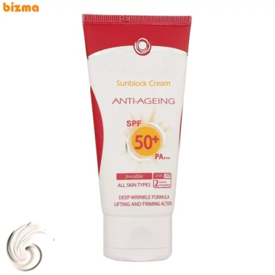 کرم ضدآفتاب و ضدچروک سان‌سیف، حجم 50 میلی‌لیتر