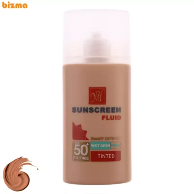 فلوئید ضد آفتاب رنگی مای SPF 50 مدل Smart Defense حاوی محافظ UVA و UVB ‌مناسب انواع پوست حجم 50 میلی‌ لیتر