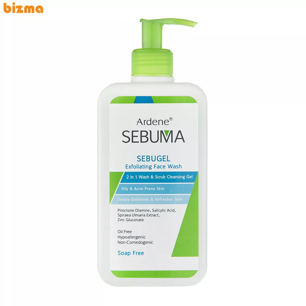 ژل لایه بردار آردن سبوما مدل SEBUGEL حجم 350 میلی لیتر 1 ژل لایه بردار آردن سبوما مدل SEBUGEL حجم 350 میلی لیتر