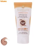 کرم ضد آفتاب رنگی سان سیف SPF 50 مدل Viti-Sense-02 ‌مناسب پوست‌های حساس حجم 50 میلی لیتر