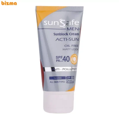 کرم ضدآفتاب آقایان سان‌سیف SPF40