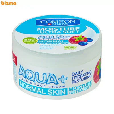 کرم مرطوب‌کننده کامان مدل normal حجم 250 میلی‌لیتر
