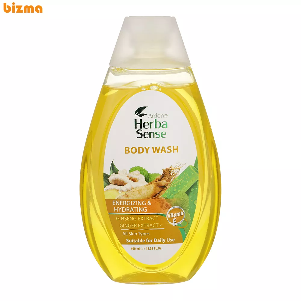 بهترین شامپو بدن زنانه سفید کننده و خوشبو (ایرانی و خارجی) 8 شامپو بدن آردن هرباسنس مدل ENERGIZING and HYDRATING حجم 400 میلی لیتر